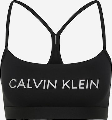 Calvin Klein Sport Bra in Black: front