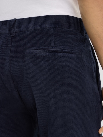 STRELLSON Loosefit Bandplooibroek in Blauw