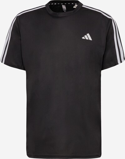 ADIDAS PERFORMANCE Sportshirt 'Train Essentials 3-Stripes ' in schwarz / weiß, Produktansicht