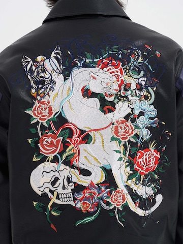 Ed Hardy Демисезонная куртка 'Dead Or Alive' в Черный