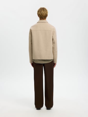 SELECTED Tussenjas in Grijs