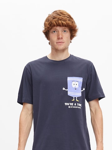 hydroponic - Camiseta 'Hydroponic x South Park Regular-Fit Towelie Graphic T-Shirt' en azul: frente