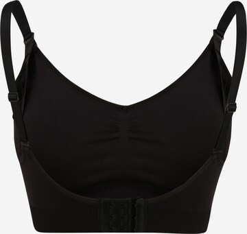 MAMALICIOUS T-shirt Nursing bra 'Ilja' in Black