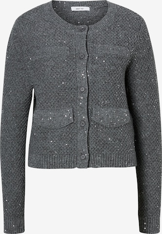 ABOUT YOU Strickjacke 'Nicola' in Grau: Vorderseite