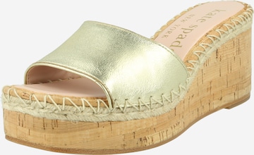 Kate Spade Mules 'COSETTE' in Gold: front