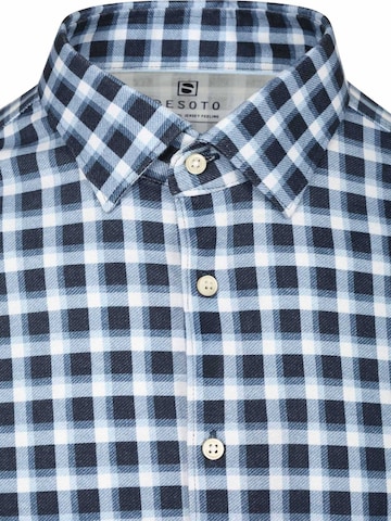 Coupe slim Chemise DESOTO en bleu