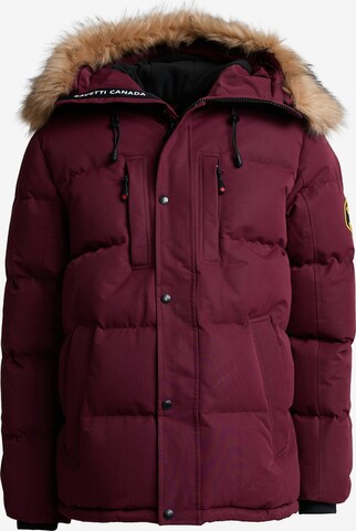Veste d’hiver 'OSHAWA 2.0' Zavetti Canada en rouge : devant
