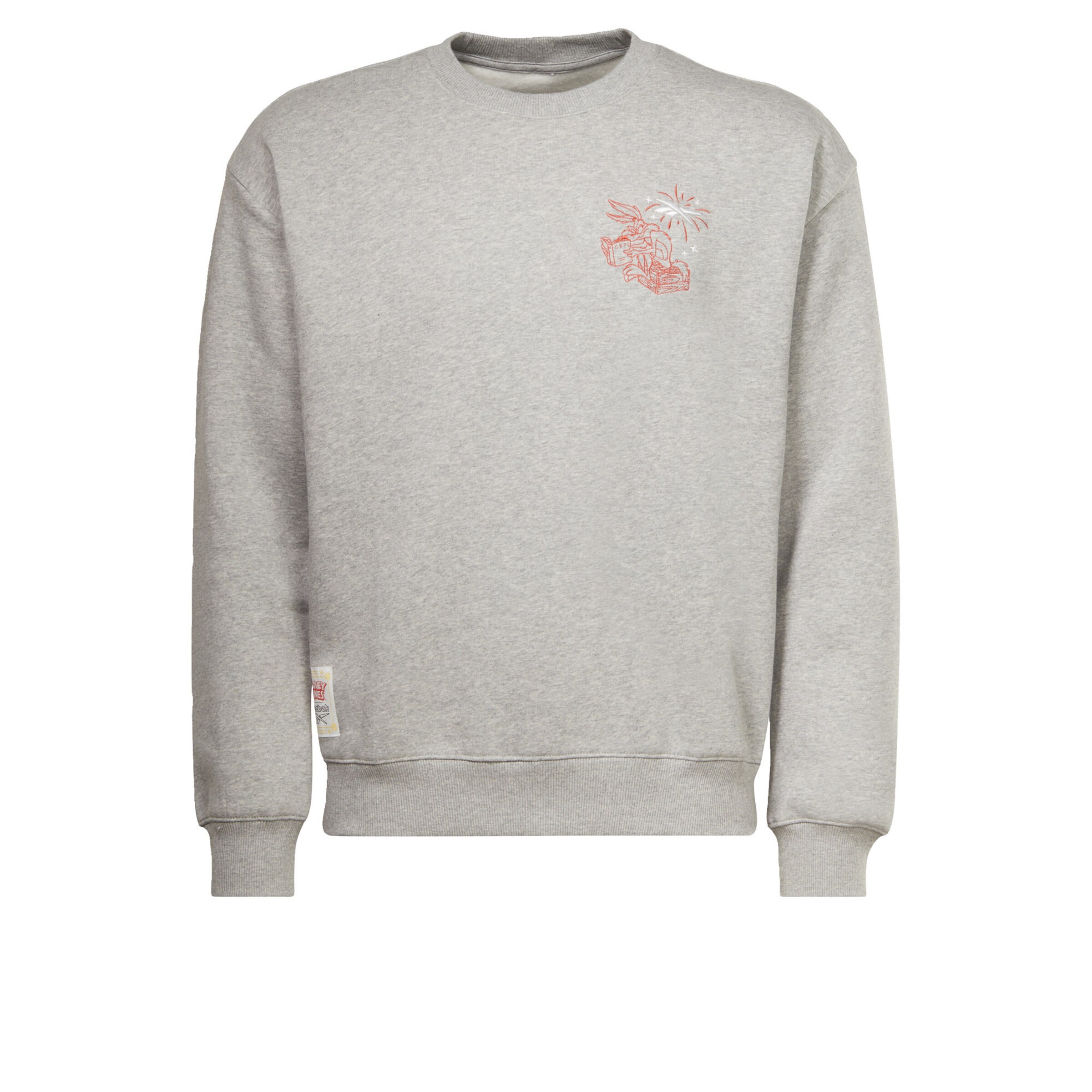 Reebok Sweatshirt 'Looney Tunes' in Grey: front