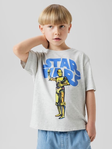 NAME IT Shirts 'Star Wars' i grå: forside