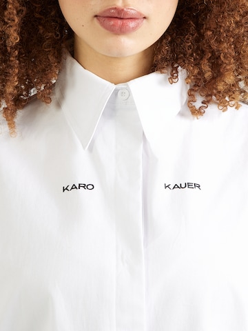 Karo Kauer Blouse in White