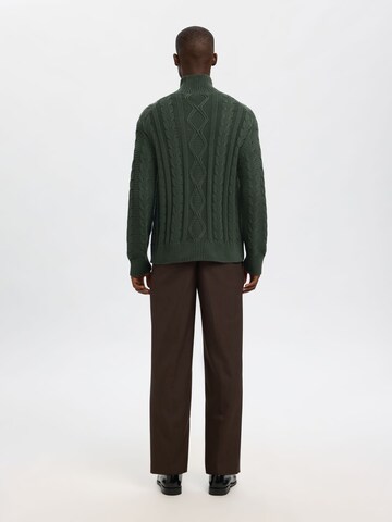 SELECTED Trui in Groen