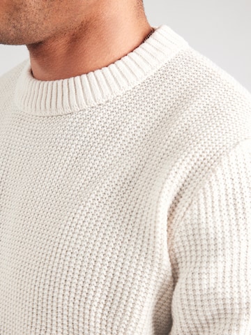 JACK & JONES Пуловер 'JJROY' в бежово