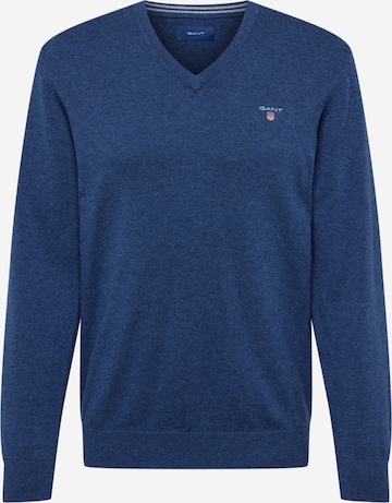 GANT Trui 'Classic' in Blauw: voorkant