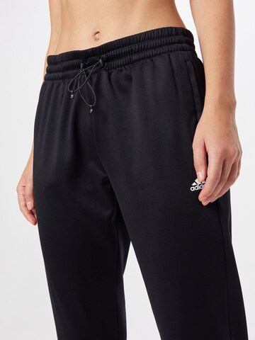 ADIDAS SPORTSWEAR Tapered Workout Pants 'Aeroready Tapered' in Black