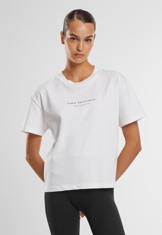 Aim'n - Camiseta 'AMN-243-TOP -23100182-017' en blanco: frente