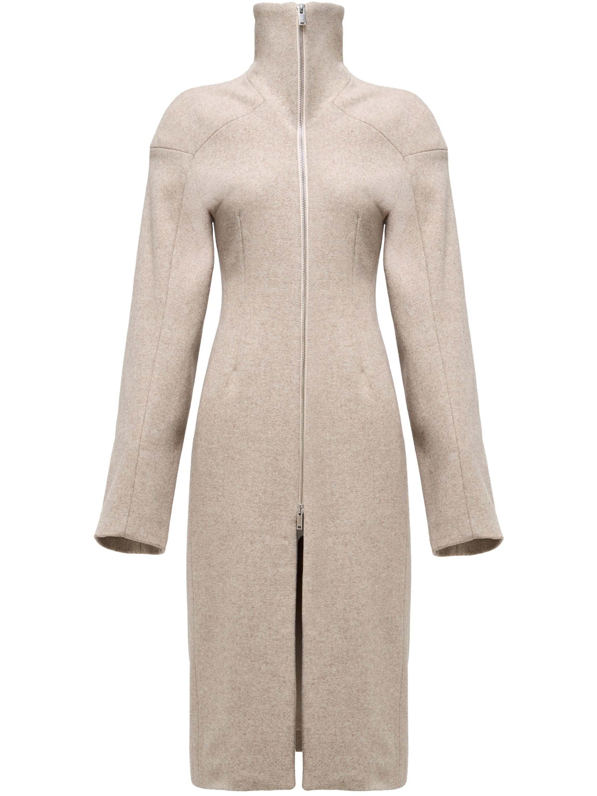 V S P Vinterkappa 'Zoelle' i beige: framsida