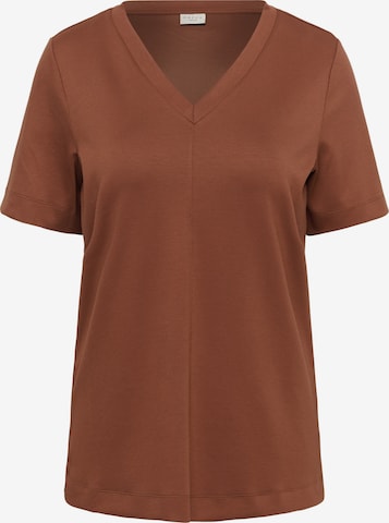 KAFFE CURVE - Camiseta 'Annia' en marrón: frente