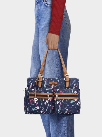 Picard Schultertasche ' Sonja ' in Blau: Vorderseite
