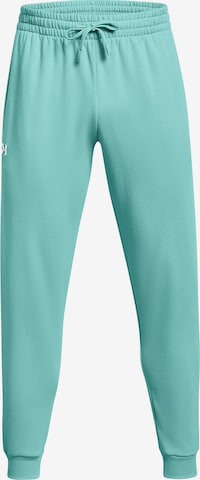 UNDER ARMOUR Workout Pants in Blue: front