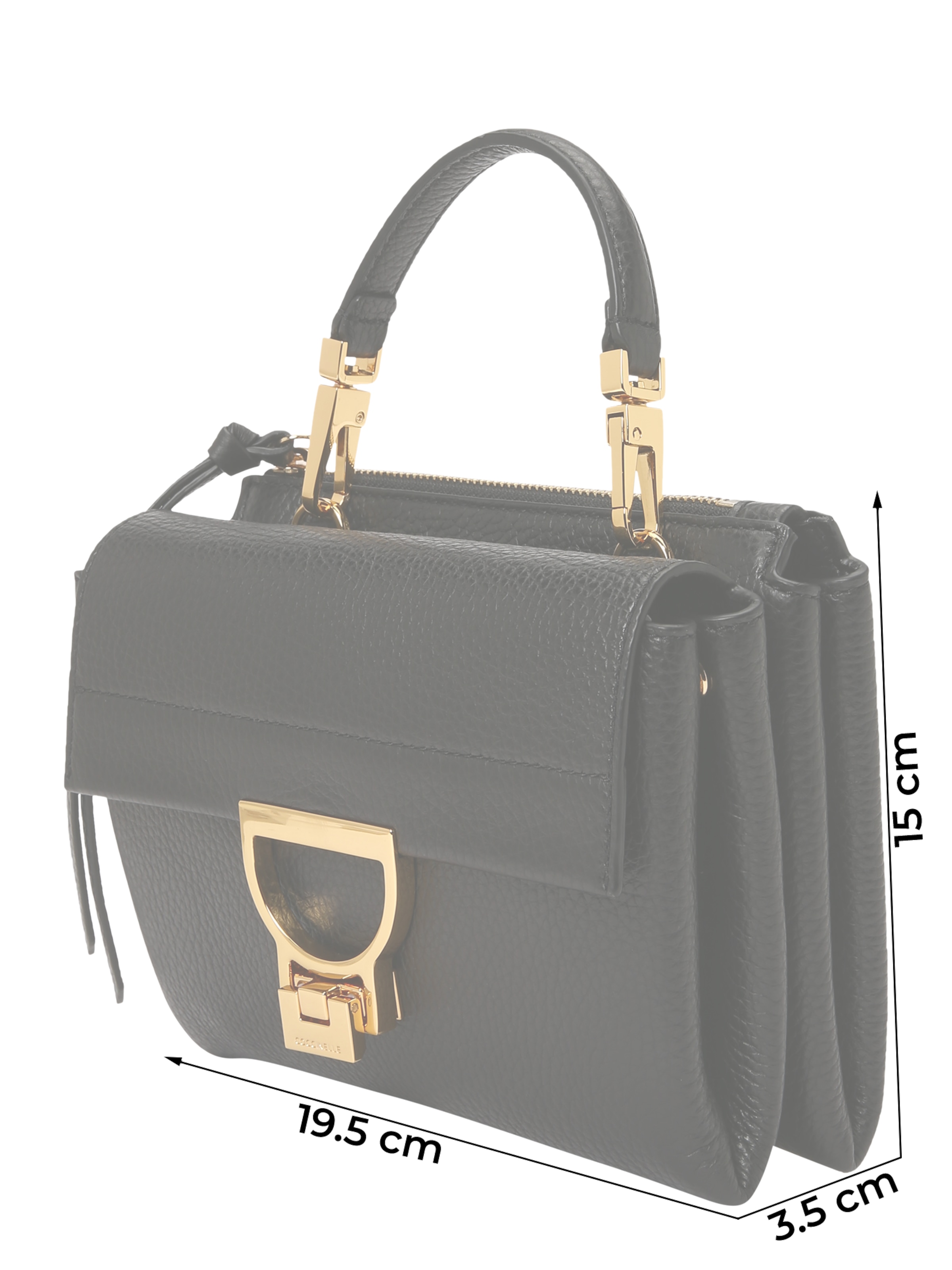 Coccinelle Дамска чанта 'Arlettis' в черно