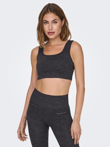 ONLY PLAY Bralette Sports Bra 'Evan' in Grey: front