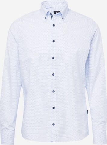 bugatti Button Up Shirt in Blue: front