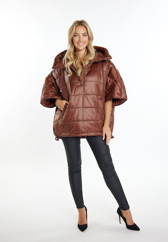 faina Between-season jacket in Brown