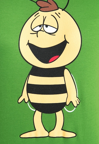 LOGOSHIRT Shirt 'Die Biene Maja - Willi' in Groen