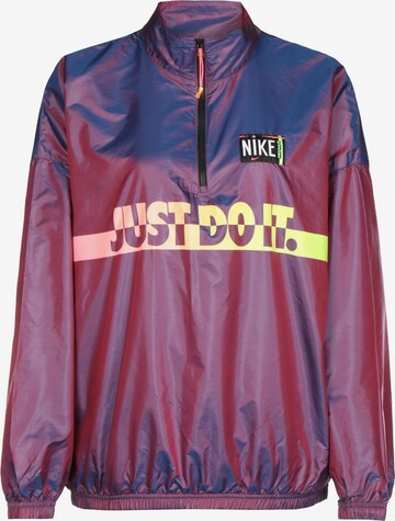 Giacca di mezza stagione di Nike Sportswear in lilla: frontale