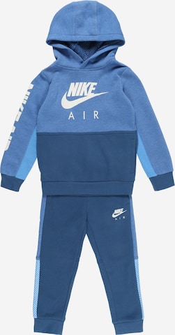 Nike Sportswear Sweatsuit in Blue: front