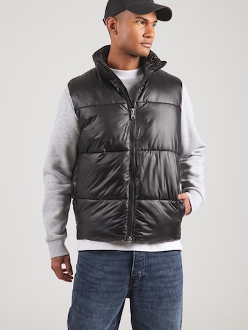 JACK & JONES Жилетка в Черный: спереди