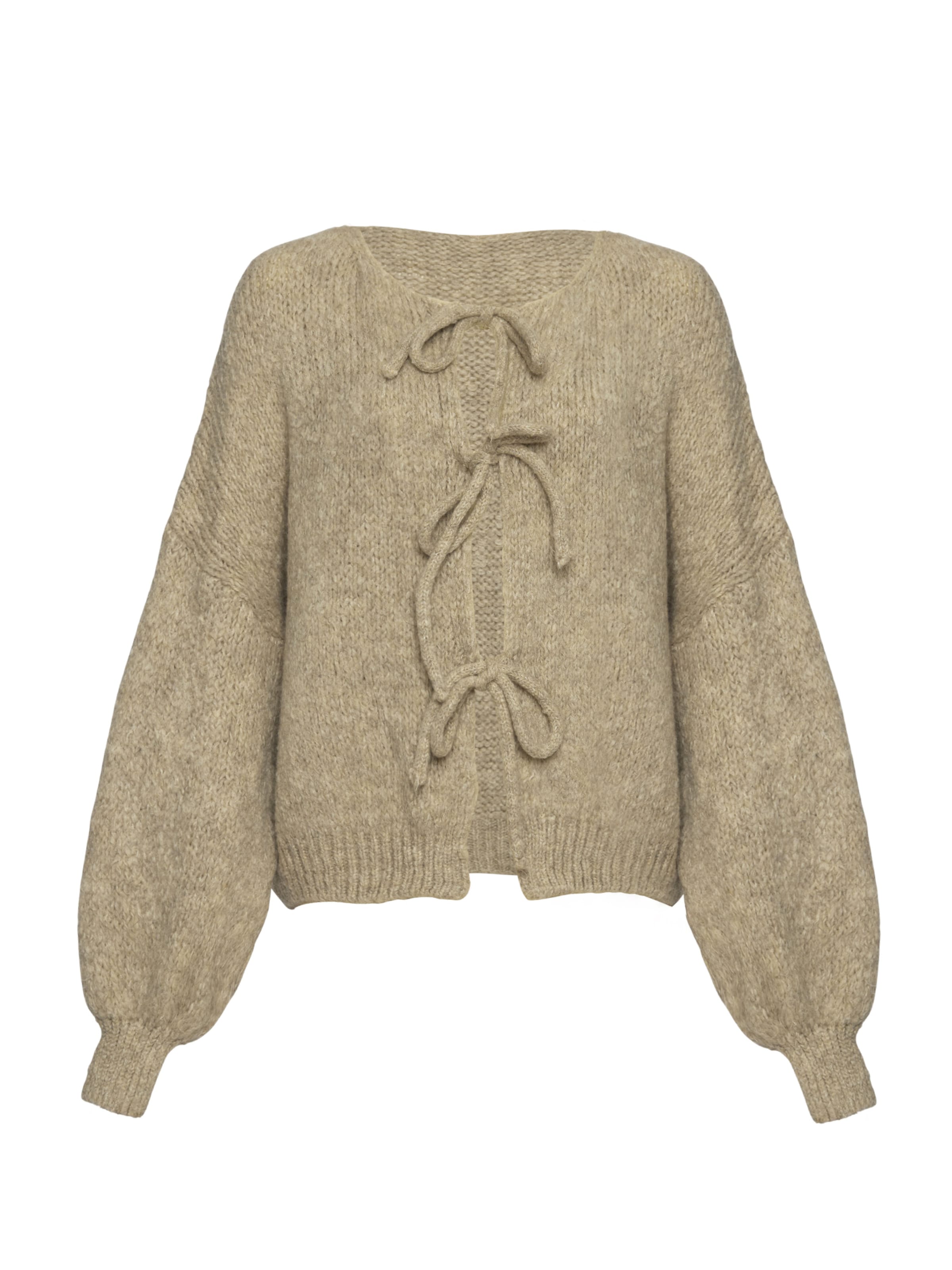 Lilavie Strickjacke ' Miaa ' in beige, Produktansicht