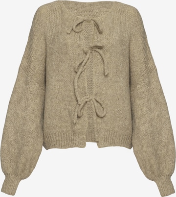 Lilavie Strickjacke ' Miaa ' in Beige: Vorderseite