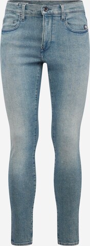 Skinny Jean G-Star RAW en bleu : devant