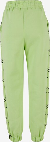 Effilé Pantalon Thug Life en vert