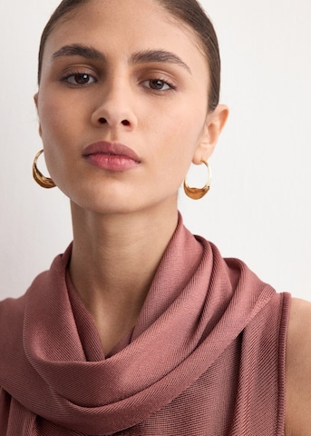 MANGO Knitted dress 'Vick-A' in Orange