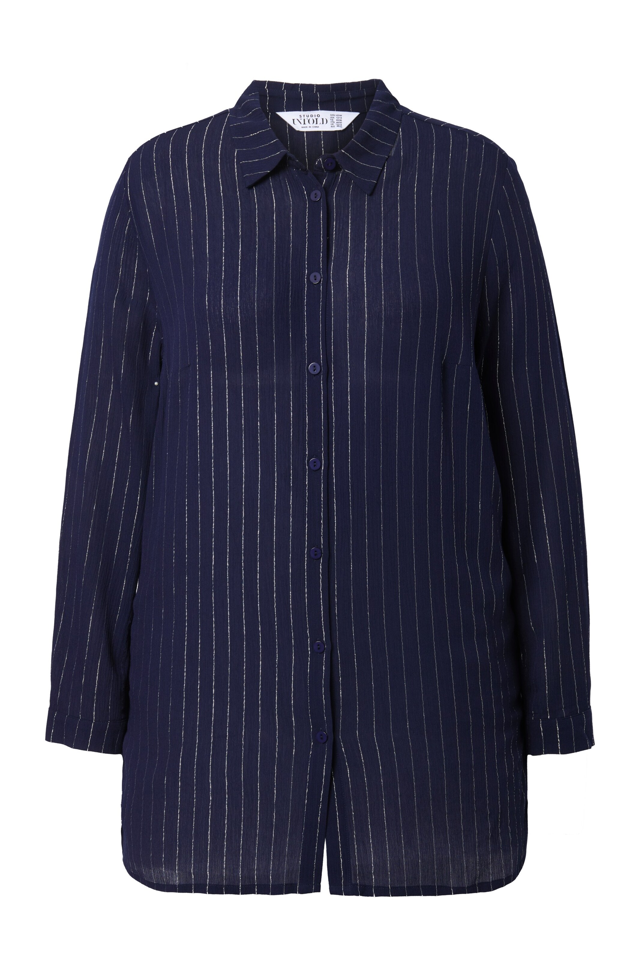 Studio Untold Bluse in Blau: Vorderseite