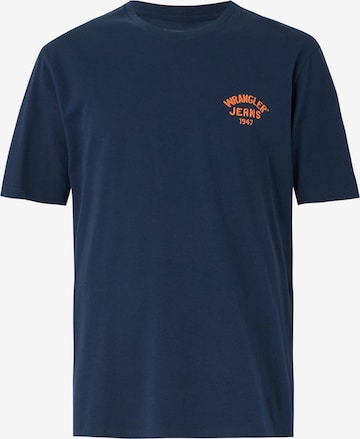 WRANGLER T-Shirt in Blau: Vorderseite