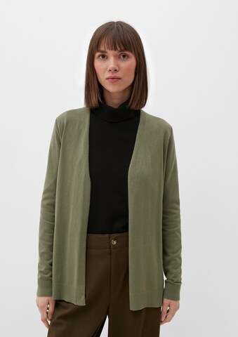 Cardigan s.Oliver en vert : devant