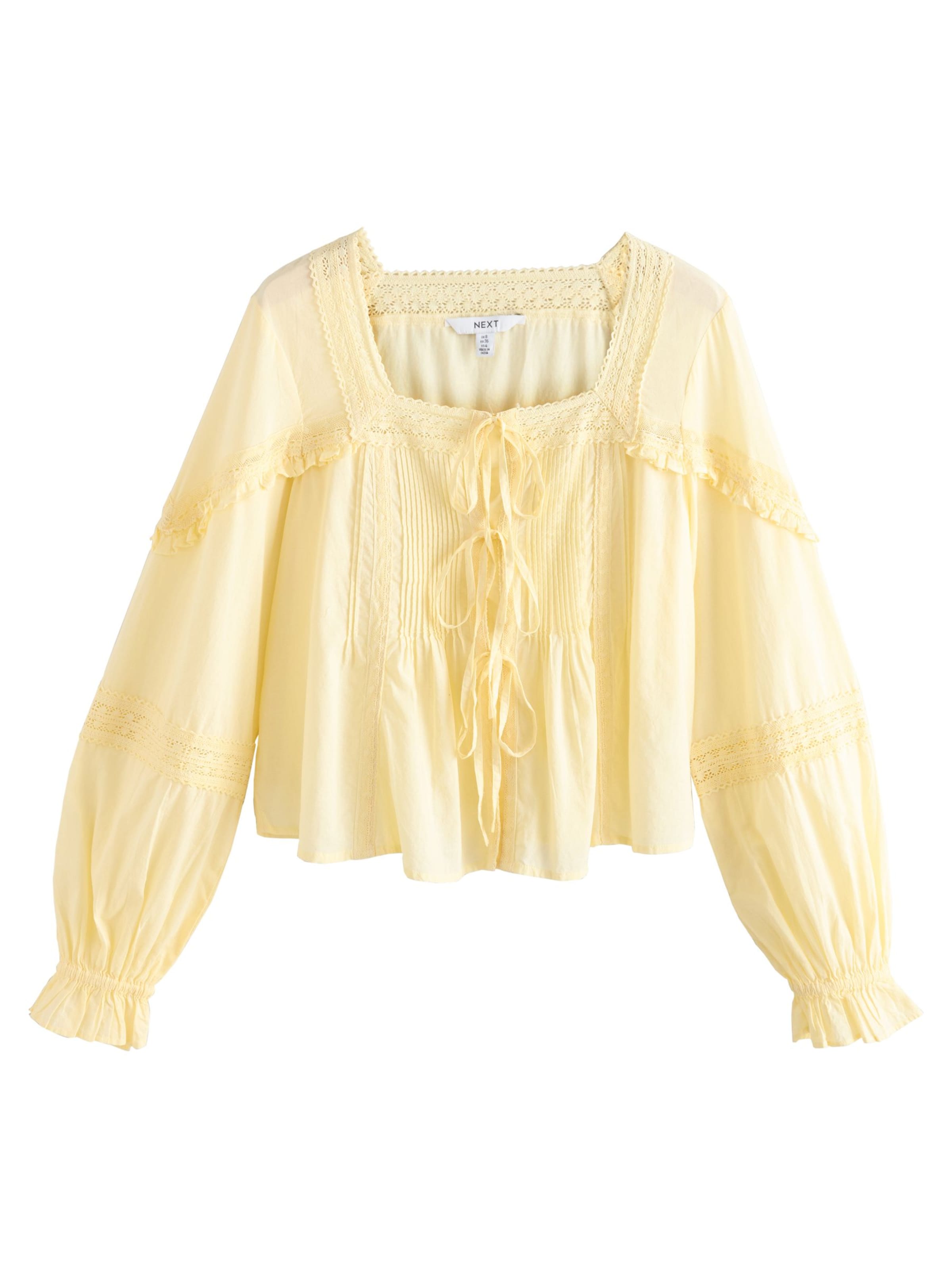 Next Bluse in Gelb: Vorderseite