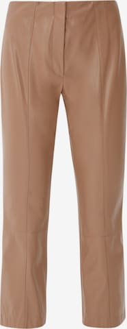 s.Oliver BLACK LABEL Boot cut Pants in Brown: front