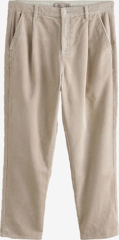 Next Regular Bandplooibroek in Beige: voorkant