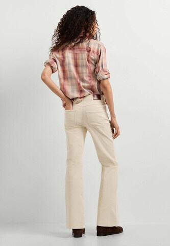 Pepe Jeans - Acampanado Pantalón 'Willa' en blanco