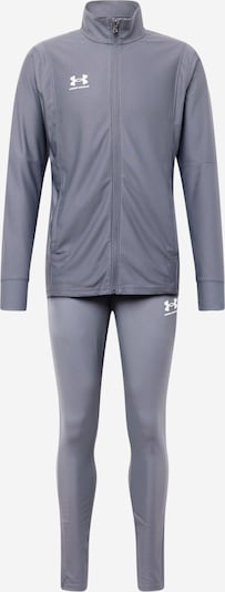 UNDER ARMOUR Treningsdress 'Challenger' i mørkegrå / hvit, Produktvisning