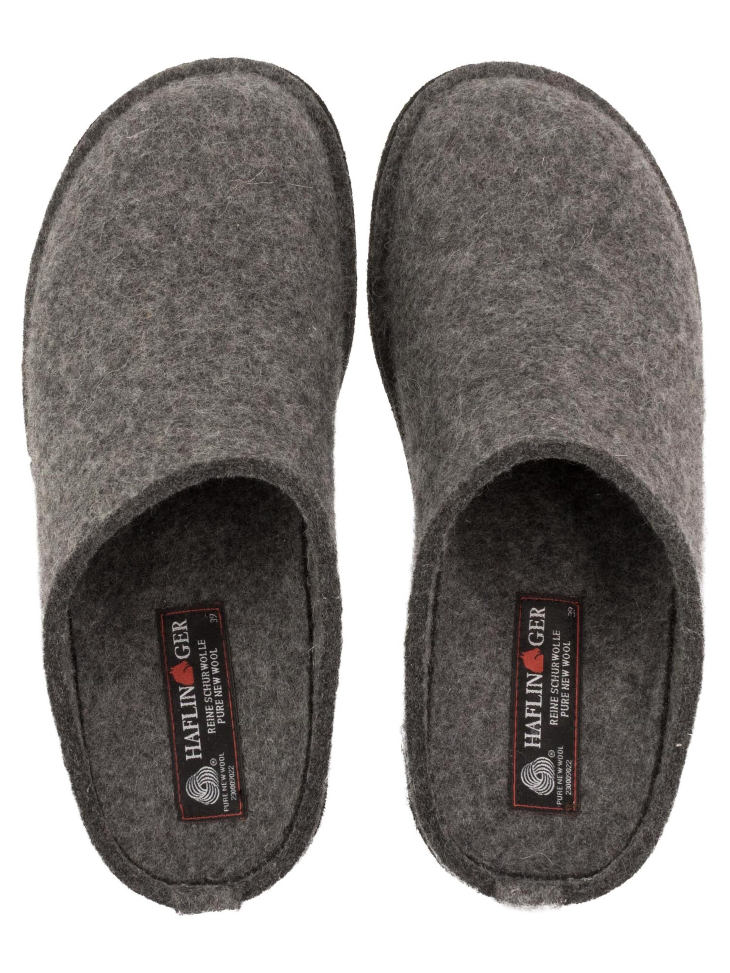 HAFLINGER Mules 'Flair Soft' in Grey