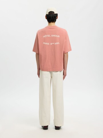 Maglietta 'SLHLiam' di SELECTED in rosa