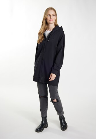 DreiMaster Vintage Zip-Up Hoodie in Black