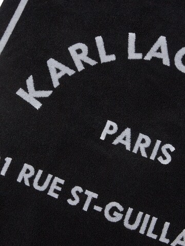 Karl Lagerfeld Ręcznik plażowy w kolorze czarny