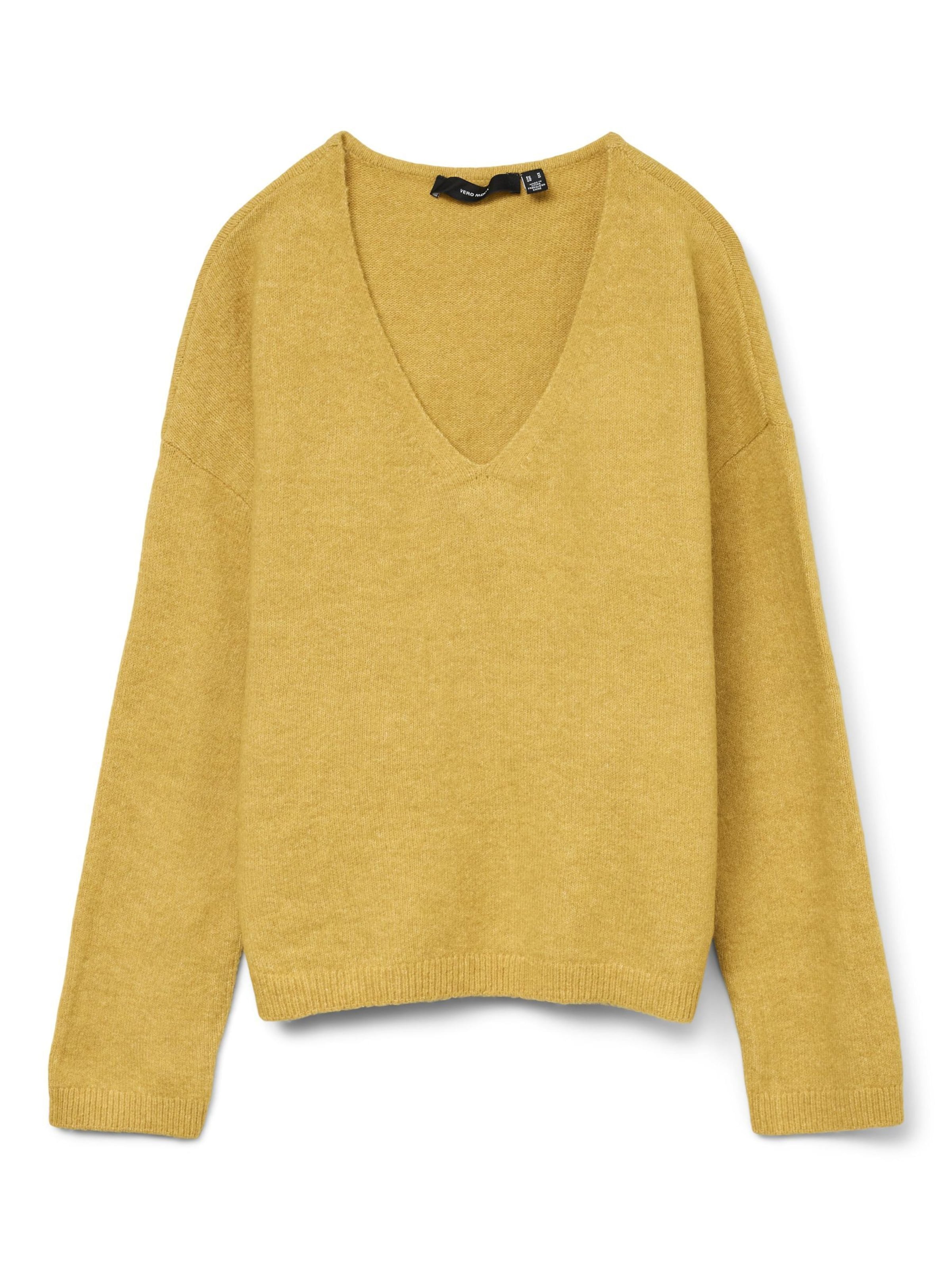 VERO MODA Sweater 'VMBesti' in Yellow: front