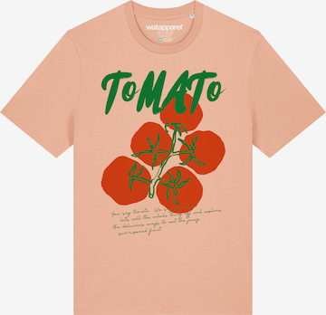 T-Shirt 'Tomato' Watapparel en rose : devant
